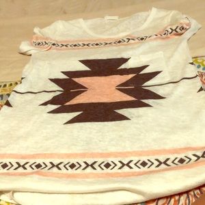 Aztec print shirt